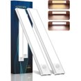 thumbnail image 1 of SHILIU-Under Cabinet Lighting, 2 Pack Motion Sensor Light Indoor Dimming Wireless Closet Light, Stick-On Under Counter Lights, LED Rechargeable Lights for Kitchen Bedroom Stair, 30CM, 1 of 4