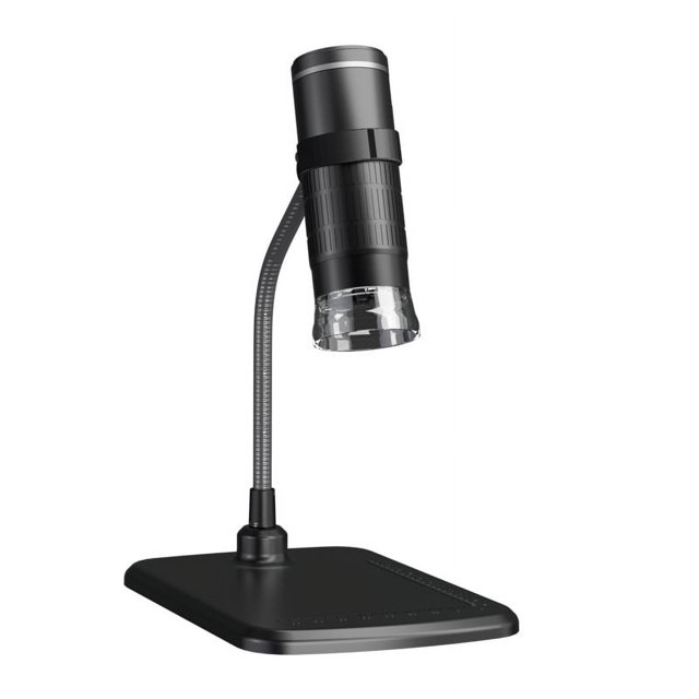 Microscopio USB digital inalámbrico de mano, cámara de inspección HD, aumento de 50x-1000x con soporte flexible, compatible con iPhone, iPad, Samsung Galaxy, Android, Mac, computadora con Wi