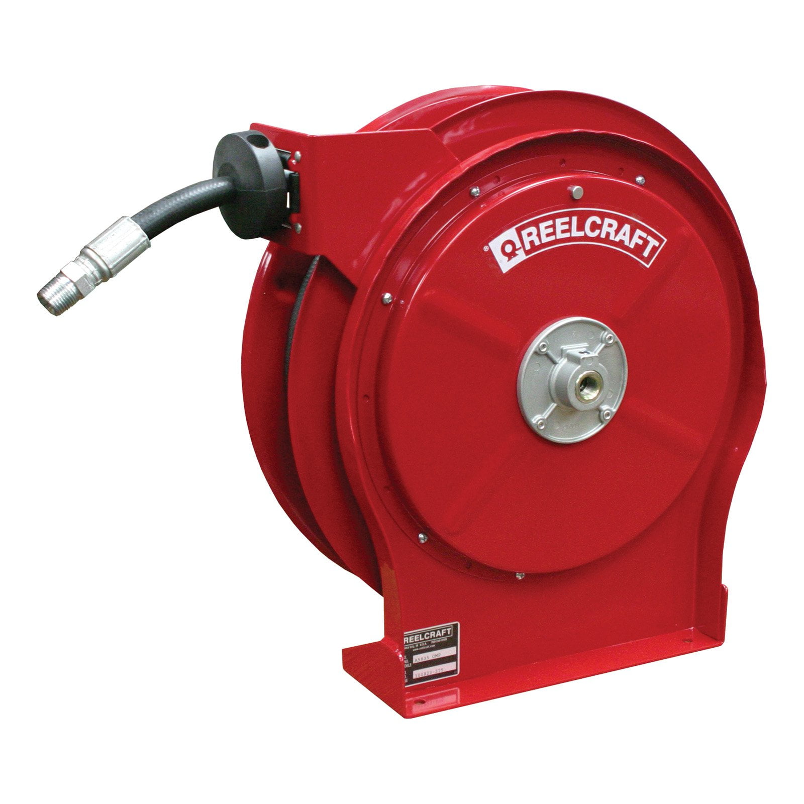 Reelcraft Premium Duty Compact Oil 1 2 in. Hose Reel 35 ft. by Reelcraft