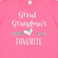 thumbnail image 4 of Inktastic Great Grandmas Favorite Heart Great Grandchild Boys or Girls Baby T-Shirt, 4 of 5
