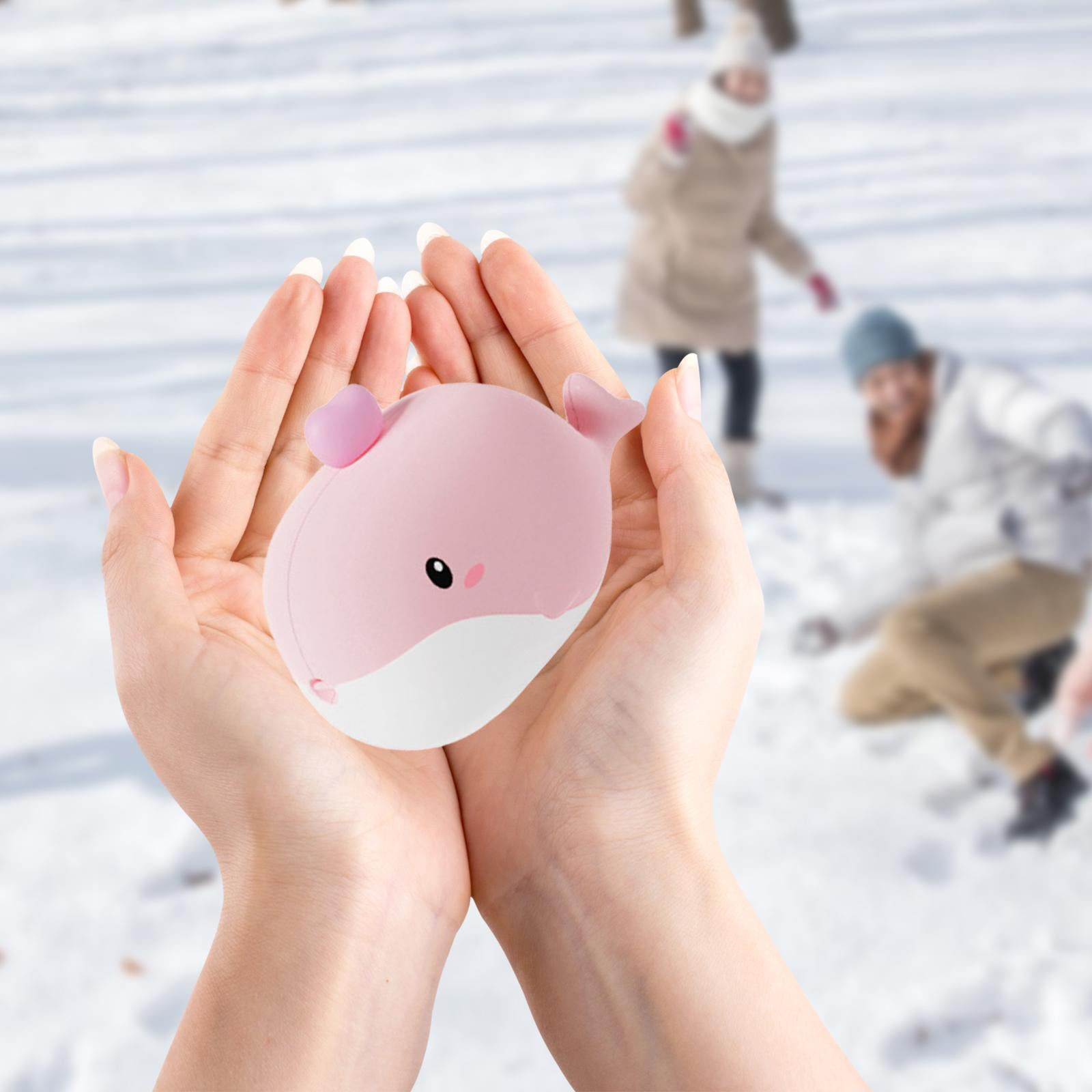 harayaa Electric Hand Warmer Creative Quick Heating Reusable Pocket Heater Electric Hand Pink