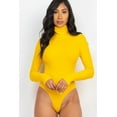 thumbnail image 5 of Long Sleeve Ribbed Turtle Neck Bodysuit, 5 of 9