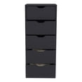 thumbnail image 2 of Pemberly Row Ensemble de 2 Commodes et Tables de Nuit en Bois d'Ingénierie, Noir, 2 of 10