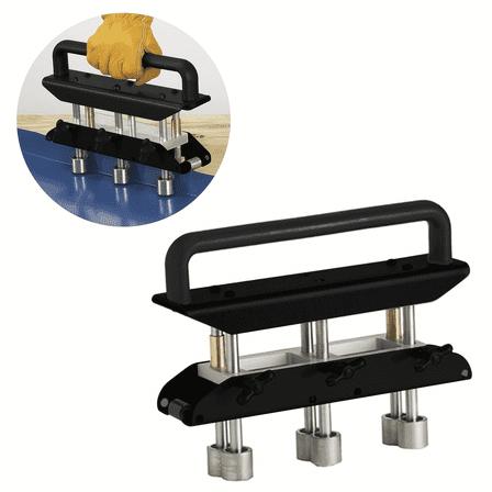 3-Station Roller Sheet Metal Bender, 0–90° Angle Roofing Tool with 13–110mm Capacity