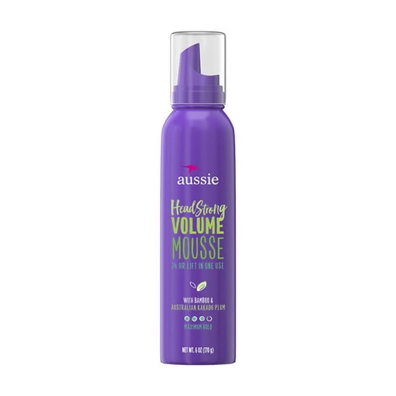 Aussie Head Strong Volume Mousse [Maximun Hold] 6 oz (Pack of 2)