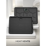 Poetic Turtle Case for oneplus Tablet ( 2023 Release) - Heavy Duty Kids Friendly Silicone Protective Cover and Sound-Amplification Feature Cover Black