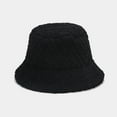 thumbnail image 2 of KLOY2K Bucket Hats for Woman Winter Fisherman Hat in Plush Material, A Versatile Unisex Headwear for Casual Outings and Mountain Skiing,Black,One Size, 2 of 4