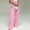 Pink, variant on Tbopshirt Pants for Women Plus Size Women's Spring and Autumn Solid Color Versatile Straight Tube High Waisted Commuting Suit Pants Wide Leg Pants Loose Causal Pants