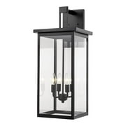 Millennium Lighting 27" 4-light Metal Outdoor Wall Bracket in Powder Coat Black