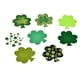 thumbnail image 1 of Billuyoard St Patricks Day Stickers Green Lightweight Shapes Beautiful Shamrock Pray for the Coming of Luck Glitter Appearance Leaf Type3 NO3 Billuyoard HA060182-00, 1 of 6