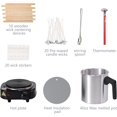 thumbnail image 2 of Candle Making Kit with Wax Melter 40 oz Double Boiler Melting Pot Thermometer Wick Centering Device Hot Plate and Supplies for Beginners, 2 of 4