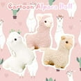 thumbnail image 4 of Peluche de alpaca esponjoso, adorable animal de peluche de 12 cm para niños y coleccionistas., 4 of 5