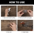 thumbnail image 4 of 100pcs Lamp String Lights Hooks No Punch Hooks Patch Shelf Snap Clip Transparent Sticky Hooks, 4 of 6