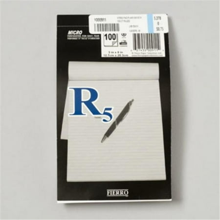 DDI 1989981 Steno Pad Ruled White 100 Count Glued Pad, Case of 48