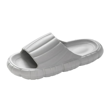 

Puawkoer Home And Sandals Slippers Color Bottom Home Bathroom Slippers Flat Solid Women Men Men s slipper