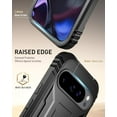 thumbnail image 3 of Poetic Étui Revolution pour Google Pixel 9/9 Pro 5G, Protecteur d'Écran Intégré Compatible avec Lecteur d'Empreintes Digitales, Noir, 3 of 5