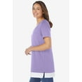 thumbnail image 3 of Woman Within Plus Size Layered-Look Tunic, 3 of 3