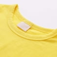 thumbnail image 6 of Aihuaihua Toddler Baby Girls' Tops, Tees & Blouses Cotton Basic Top for Summer Casual Yellow 4-5 Years, 6 of 7