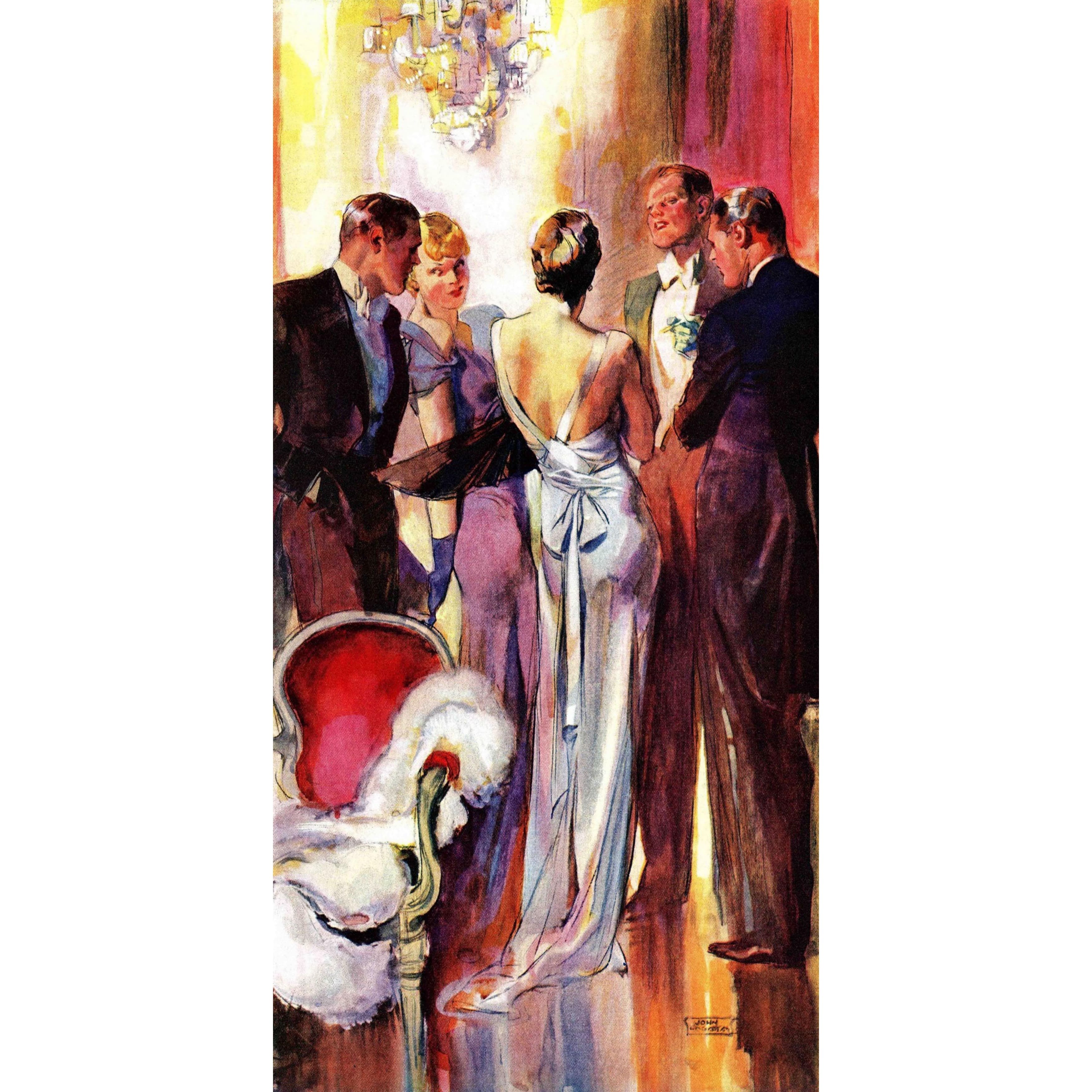 MARMONT HILL - Milk and Honey by John LaGatta Painting Print on Canvas - Multi-Color 12 x 24