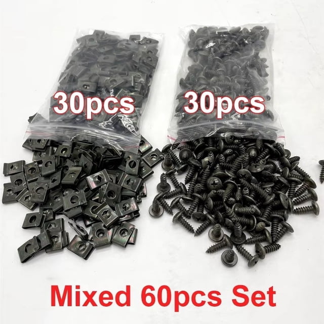 U-Type Self-Tapping Screws and Metal Fastener Clip Kit