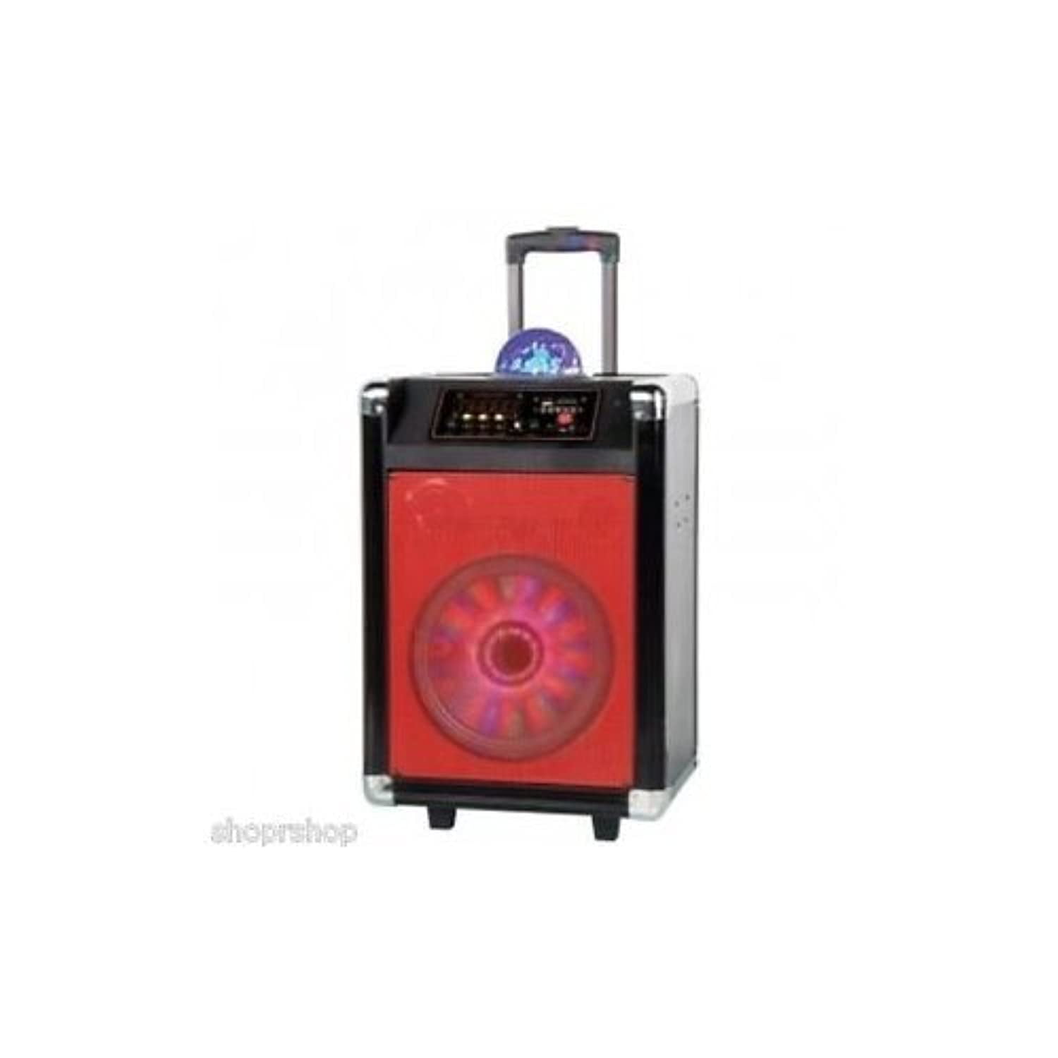 SuperSonic 12" Portable Bluetooth DJ Speaker with Disco Ball Walmart