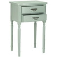 thumbnail image 2 of SAFAVIEH Marilyn Nautical End Table w/ 2 Storage Drawers, Dusty Green, 2 of 4