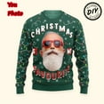 thumbnail image 1 of Customize Diy Image 3D Print Photos Ugly Christmas Sweater Personalized Pet Cat Dog Photo Sweatshirt Custom Face Family Pullover, 1 of 5