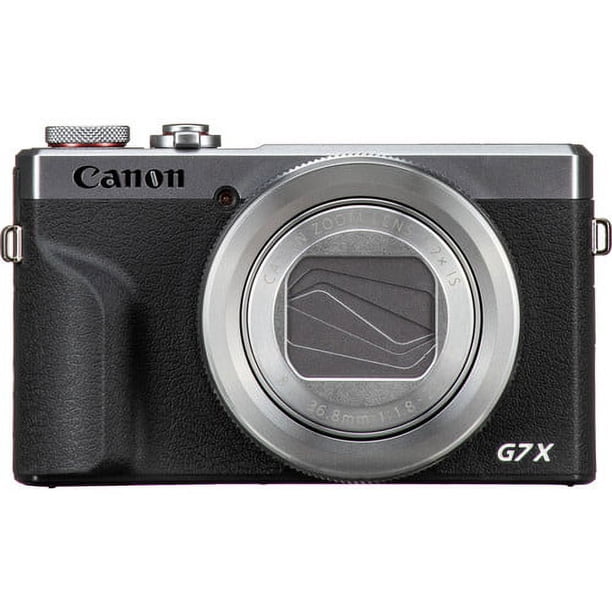 Canon PowerShot G7X Mark III Camera (Silver) with 64GB Memory Card