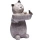 thumbnail image 1 of Estatua de jardín para gatos, decoración al aire libre, esculturas de gatos, figuritas decorativas, jardinería, césped, decoración, regalos, 20 cm de alto TUNC Sencillez, 1 of 5