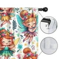 thumbnail image 4 of Blackout Kids Curtains,Colorful Fairy Princess Pattern Childrens Insulated Curtains Set Of 2,Bedroom Essentials,Toddler Room Decor 52"x63", 4 of 5