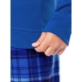 thumbnail image 6 of Fruit of the Loom Boy's Sleep Long Sleeve Top & Velour Fleece Pajama Set, 2-Piece, Sizes 4-16, 6 of 11