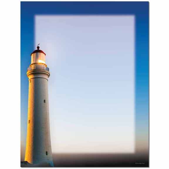 Lighthouse Letterhead Laser & Inkjet Printer Paper, 25 Sheet Pack