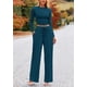 thumbnail image 4 of Conjunto Deportivo de Mujer PRETTYGARDEN de Dos Piezas Top Corto y Pantalón de Pierna Ancha XXL, 4 of 8