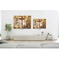 thumbnail image 3 of HFDF Jesus Wall Decor, Christian Cross Wall Home Posters, Judah Religious Lord Prayer Bible Wall Art Canvas 01PSALM 1832 10x8inch Unframed, 3 of 6
