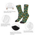 thumbnail image 3 of Naloa Green Plants with Fox Kids Socks Unisex Kids and Toddlers' Crew Socks, ,1 Pairs, 3 of 5