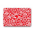 thumbnail image 1 of RYLABLUE Tapis de Sol Motif Coeur Rouge Tapis de Sol Extérieur/intérieur Taille 23.6x15.7 Pouces, 1 of 1