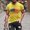 Yellow, variant on Dzypnd USA Flag Patriotic Shirts for Men Comfy Cotton Casual American Flag Short Sleeve T-Shirts Loose Fits Mens 4th of July Summer Tees M-3XL