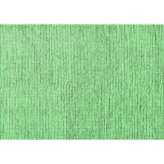 Ahgly Company Indoor Rectangle Abstract Emerald Green Contemporary Area Rugs, 8' x 12'