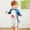 White, variant on Herrnalise Toddler Baby Boys Swimwear Long Sleeve Fish Modelling Printed Hoody One-piece Swimming Suit