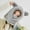 Gray, variant on Winter Lamb Head Scarf Hat Mask Three-piece Panda Hat Three-In-One Warm Hat, Female New