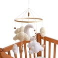 thumbnail image 4 of Nursery Mobile | Educational Rotating with Wooden Stars | Nursery Mobile Boho Decor | for Bedroom Li, 4 of 4