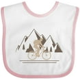 thumbnail image 3 of Inktastic Mountain Biking Adventure Boys or Girls Baby Bib, 3 of 4