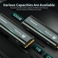 thumbnail image 3 of Fanxiang S660 2TB PCIe Gen4 NVMe M.2 Internal Gaming SSD with Heatsink, Up to 5000MB/s Speed, SLC Cache Design Compatible with PS5, 3 of 8