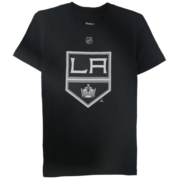 Reebok Boys Los Angeles Kings Muzzin 6 Camiseta gráfica, Negro, M