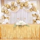 thumbnail image 5 of Set de globos Patimate blancos y dorados, 50 unidades, 30 cm, 5 of 8