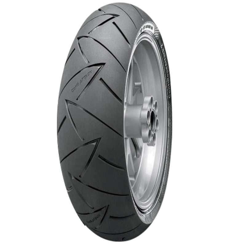 Continental Conti Road Attack 2 Road Touring Radial Front and Rear Motorcycle Tires Set 120/60ZR17 Front & 150/70ZR17 Rear 