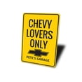 thumbnail image 4 of Chevy Lovers Only Novelty Sign, Metal Wall Decor - 10x14 inches, 4 of 4