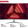 thumbnail image 3 of Monitor Gamer Curvo 27 XZEAL XZ4010-1 1Ms 165Hz Full HD LED HDMI DP XZEAL XZMXZ43B, 3 of 5