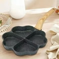 thumbnail image 6 of Heart Shape Non Stick Frying Pan, Aluminum Alloy Multi Partition Pancake Egg Pan for Induction Cooktop, Easy Clean Breakfast Cooking Griddle Pan, 6 of 6