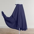 thumbnail image 3 of Hrsba Women Solid Color Dance Skirt Gym Practice Wear Calf Length Midi Skirt for Women, 3 of 6